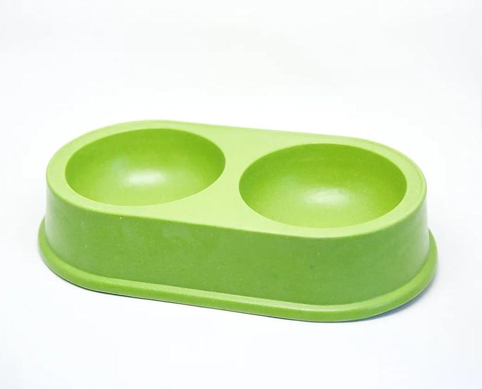Pet Supplies +Dog & Cat Accessories + Feeding Supplies + Natural Resin Double Feeding Bowl