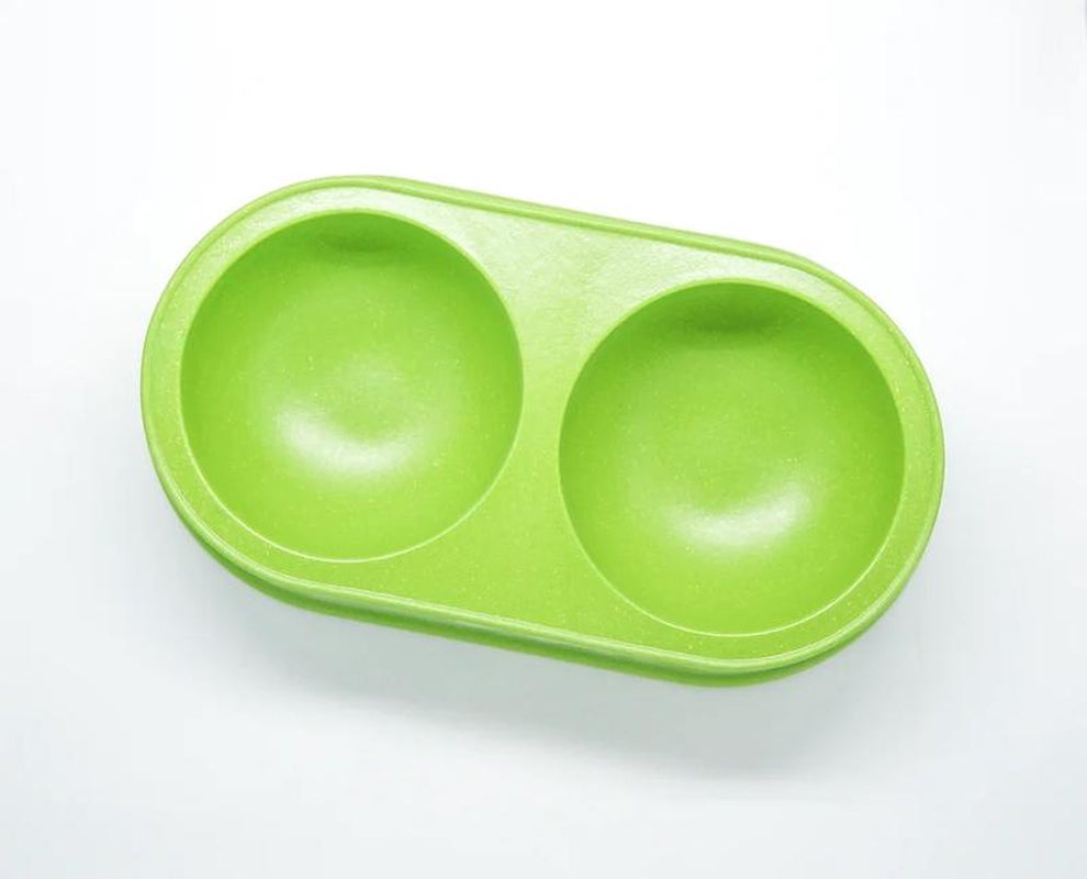 Pet Supplies +Dog & Cat Accessories + Feeding Supplies + Natural Resin Double Feeding Bowl