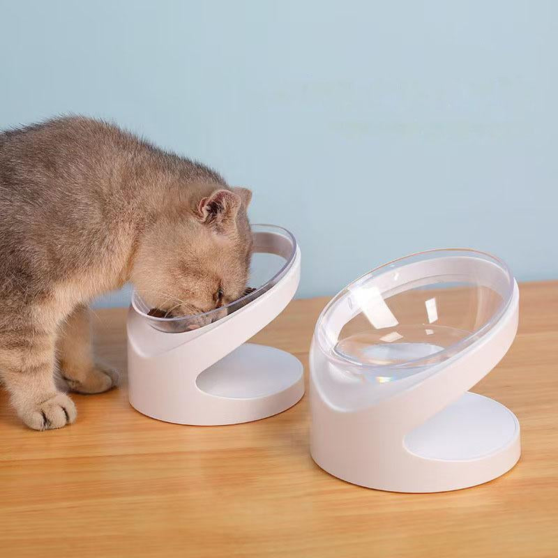 Petbowl-Cat & Dog Bowl Food Bowl Neck Protector Bichon Small Dog Medium Diagonal Dog Bowl Cat Bowl Inclined Non-Slip Pet Eating Bowl