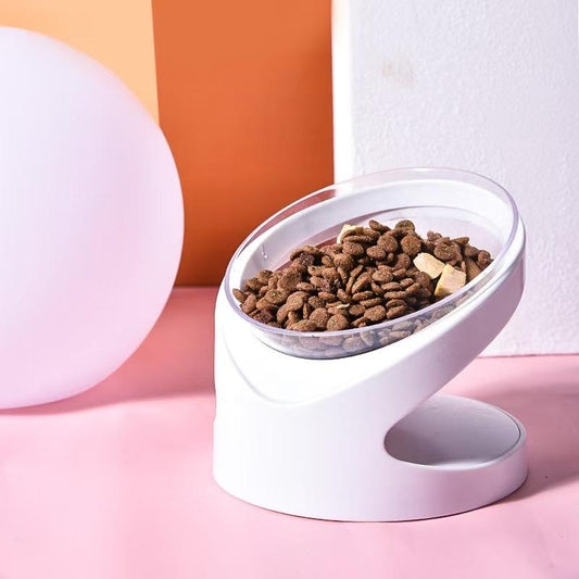 Petbowl-Cat & Dog Bowl Food Bowl Neck Protector Bichon Small Dog Medium Diagonal Dog Bowl Cat Bowl Inclined Non-Slip Pet Eating Bowl