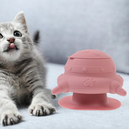 Four Teats Pink Silicone Puppy Milk Feeder Dog Bowl Kitten Bottle Small Pacifier Nursing Container Pet Products