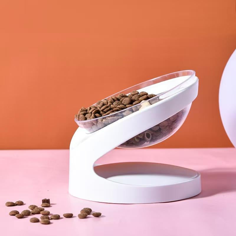Petbowl-Cat & Dog Bowl Food Bowl Neck Protector Bichon Small Dog Medium Diagonal Dog Bowl Cat Bowl Inclined Non-Slip Pet Eating Bowl