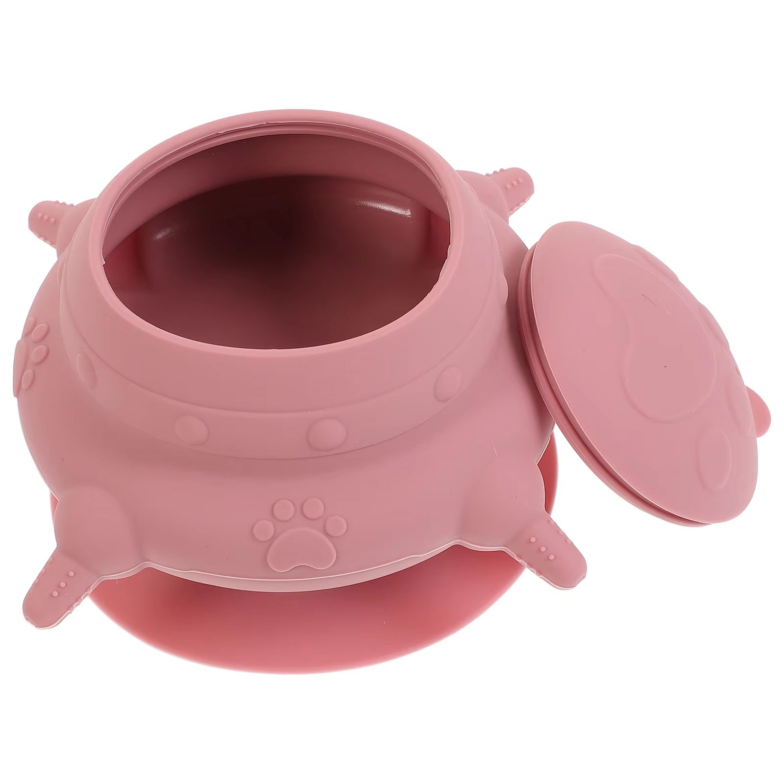 Four Teats Pink Silicone Puppy Milk Feeder Dog Bowl Kitten Bottle Small Pacifier Nursing Container Pet Products