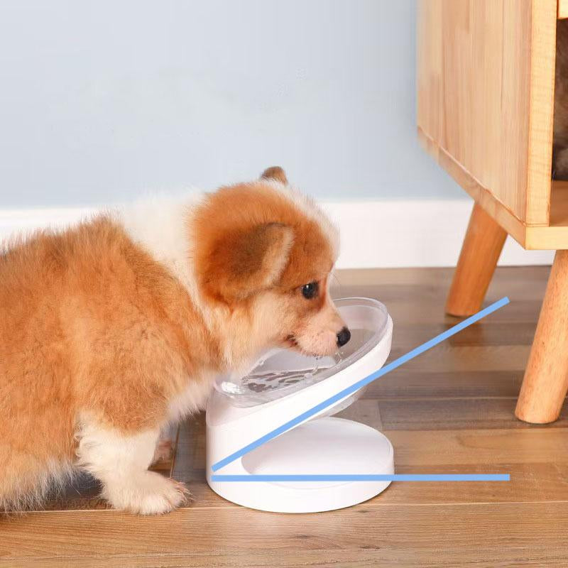 Petbowl-Cat & Dog Bowl Food Bowl Neck Protector Bichon Small Dog Medium Diagonal Dog Bowl Cat Bowl Inclined Non-Slip Pet Eating Bowl