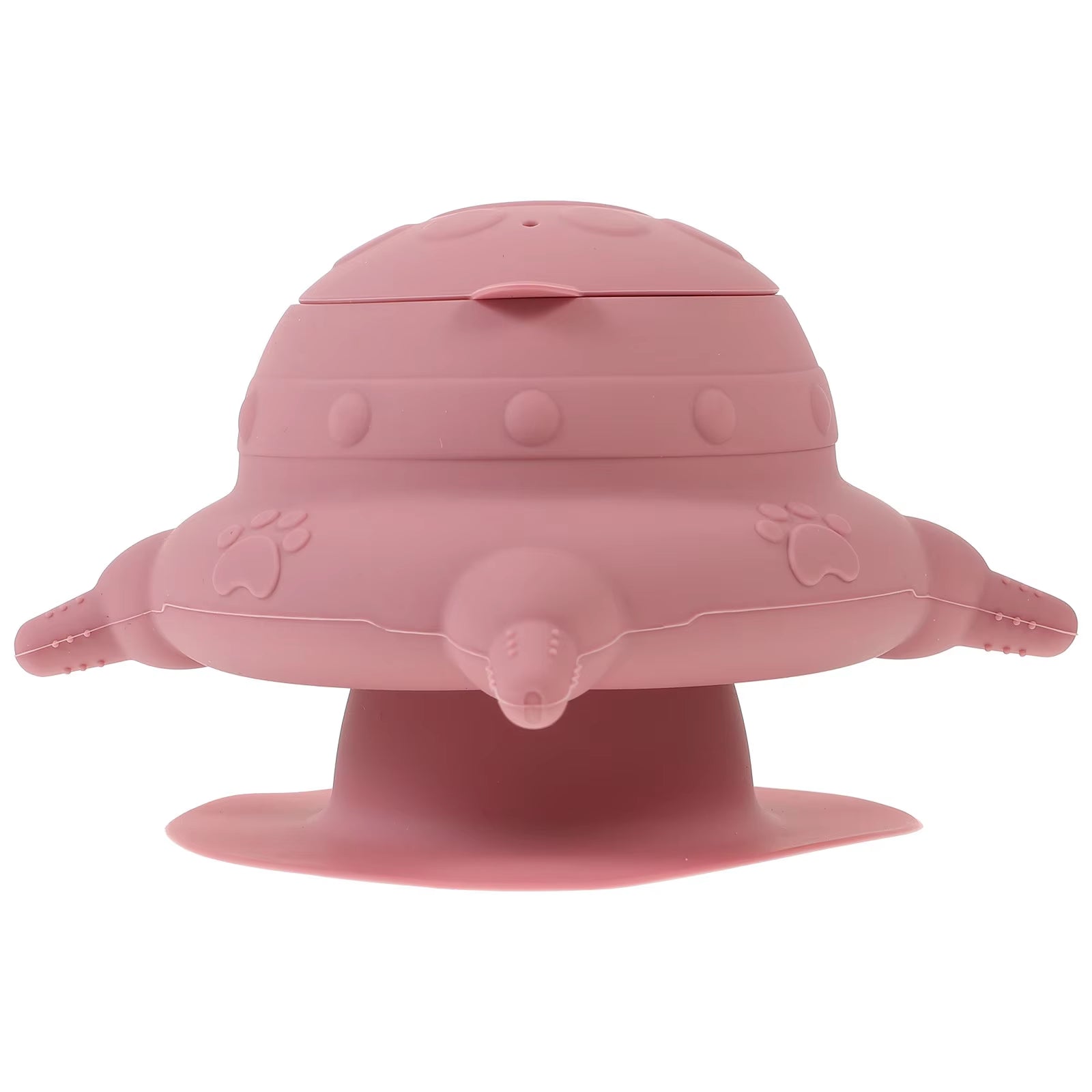 Four Teats Pink Silicone Puppy Milk Feeder Dog Bowl Kitten Bottle Small Pacifier Nursing Container Pet Products
