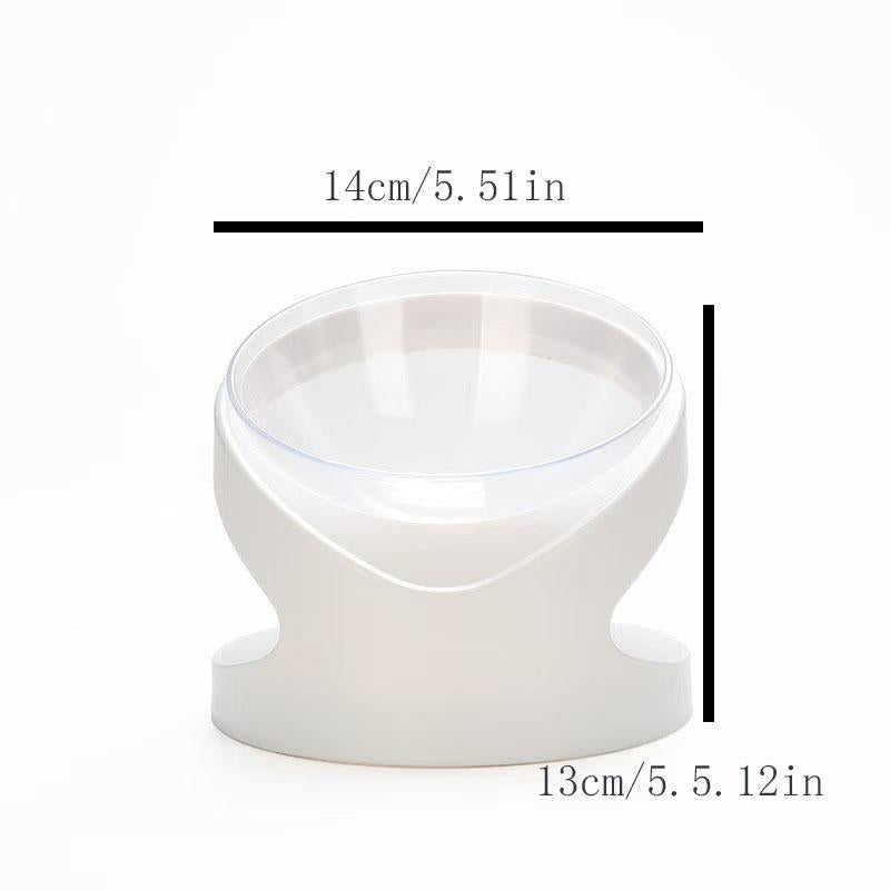 Petbowl-Cat & Dog Bowl Food Bowl Neck Protector Bichon Small Dog Medium Diagonal Dog Bowl Cat Bowl Inclined Non-Slip Pet Eating Bowl